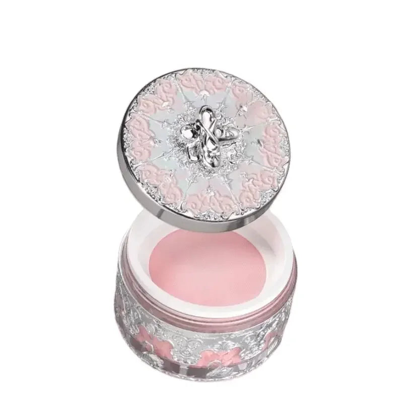 Flower Knows Swan Ballet Setting Loose Powder Makeup Matte Finishing Oil Control Rose Scent Loose Powder 12G/0.42OZ