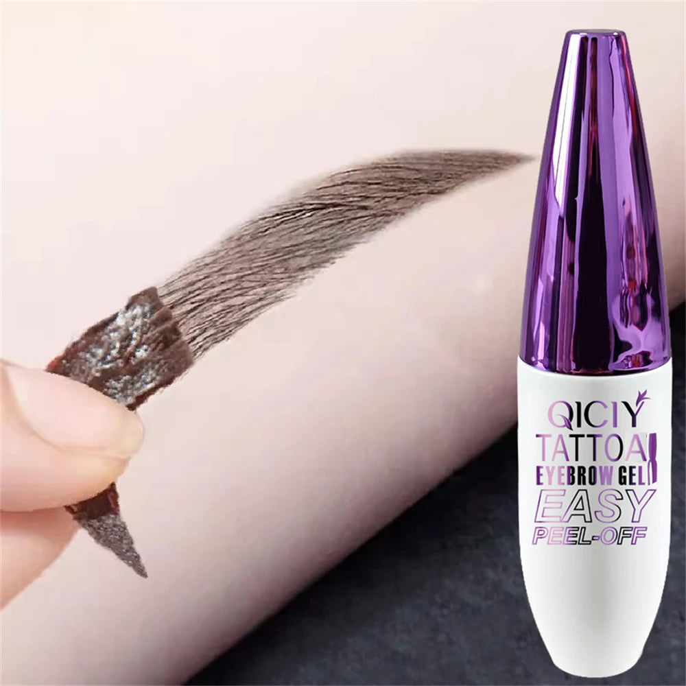 Lasting 3 Days Tattoo Easy Peel Off Eyebrow Gel Cream Types Long-Lasting Smudge-Proof Sweat Resistant  Waterproof Cosmetics