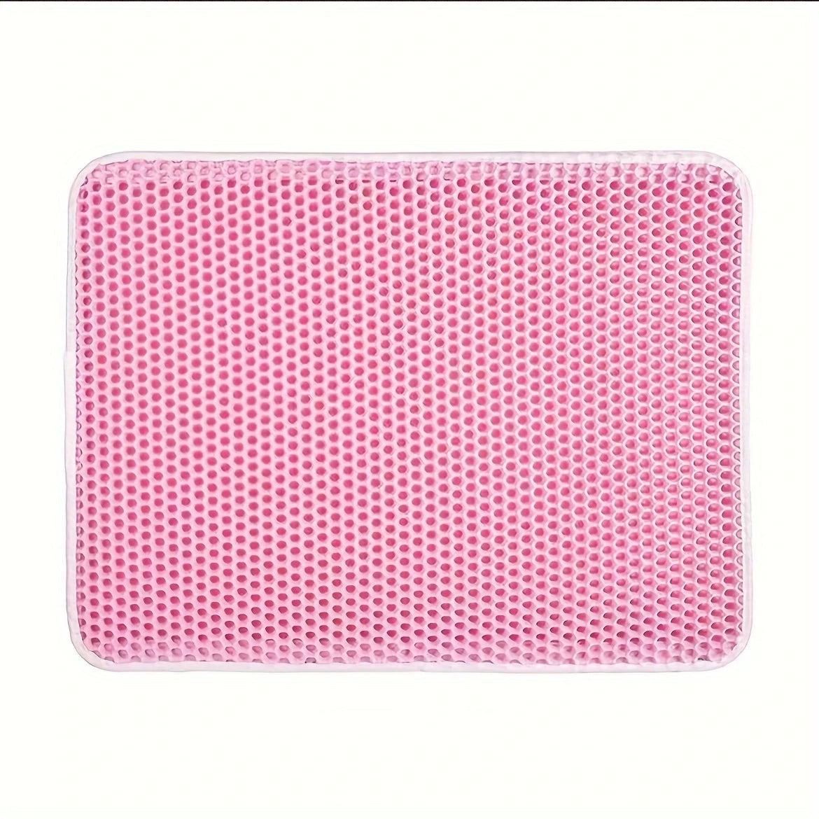 1Pc Large Size Cat Litter Mat-Advanced Honeycomb Double Layer Design,Urine Waterproof,Easy Cleaning,Scatter Control,Stay Clean