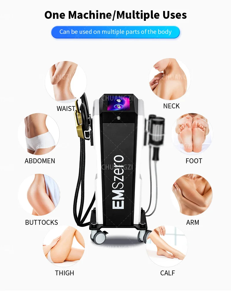 Profession Emszero Body Sculpt Ems Microcorrent Roller Machine 15 tesla Inner Ball Cellulite remove Device