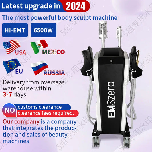 Profession Emszero Body Sculpt Ems Microcorrent Roller Machine 15 tesla Inner Ball Cellulite remove Device