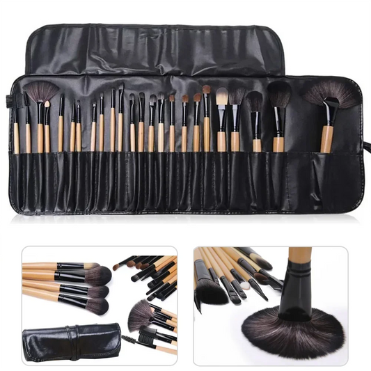 24 pcs Makeup Brush Sets Professional Cosmetics Brushes Eyebrow Powder Foundation Shadows Pinceaux Make Up Tools