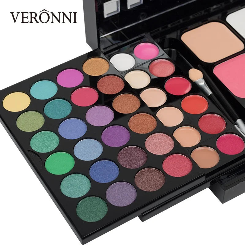 40/74/78 Colors Pearlescent fine Glitter Eyeshadow Palette Matte Waterproof Long Lasting Pressed Powder Cosmetics Women MakeUp