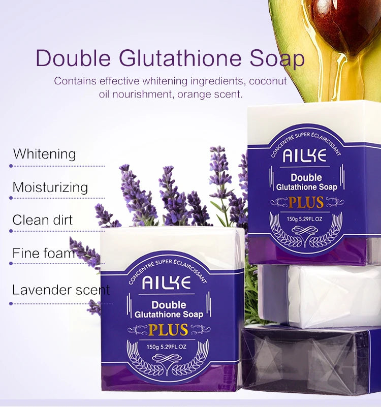 AILKE Glutathione PLUS Skin Care Set, Advanced Lightening Lotion, Moisturizes softens skin, Skin Glowing Range for Men Women